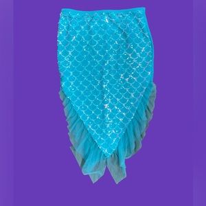 Sequined mermaid skirt
